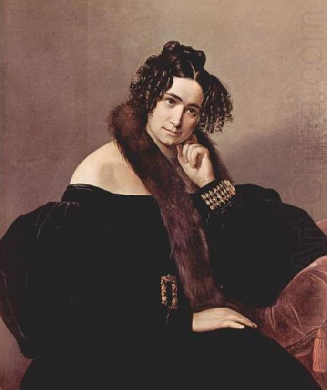 Francesco Hayez Portrat der Felicina Caglio Perego di Cremnago china oil painting image